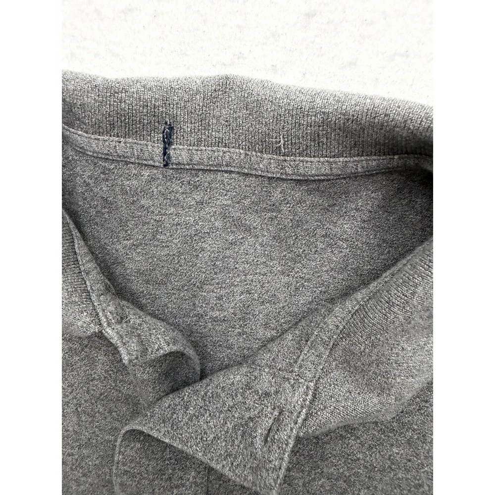 Polo Ralph Lauren Polo Shirt Mens Sz XL Gray  Black Pony Golf 100% Cotton Collar